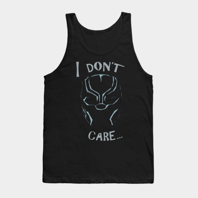 I don't care Tank Top by kmpfanworks